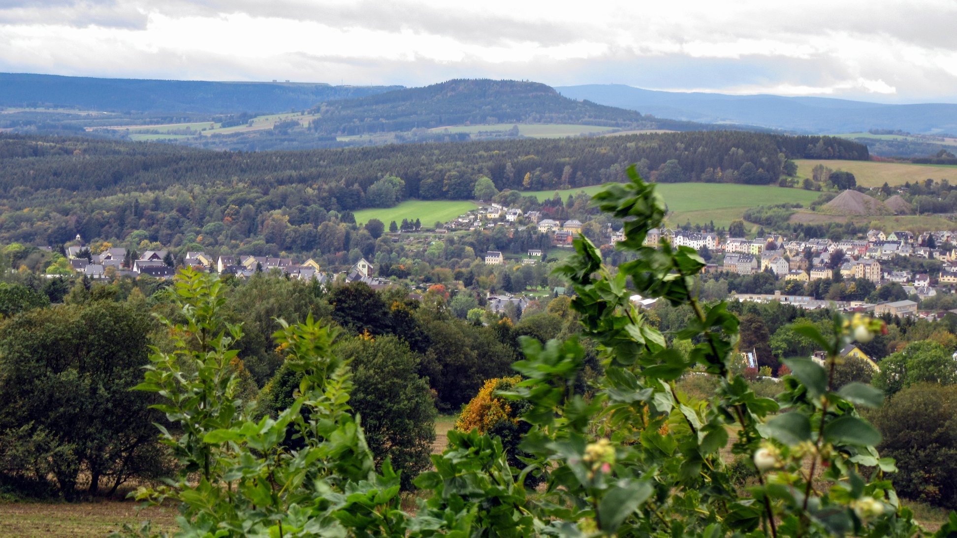 Herbstwetter am Pöhlberg. Foto: Chris Bergau