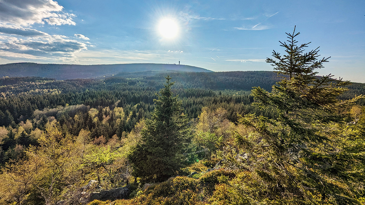 On the 1,097 meter high Meluzína (Wirbelstein) in the Bohemian part of the Ore Mountains. Photo: Chris Bergau